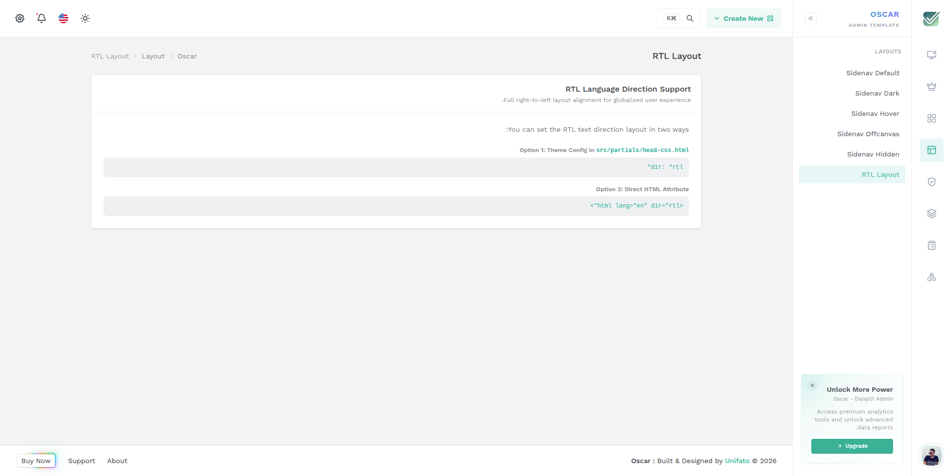 RTL Layout